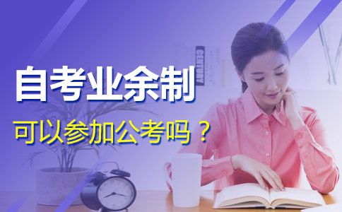 广东自考业余制可以参加公考吗？