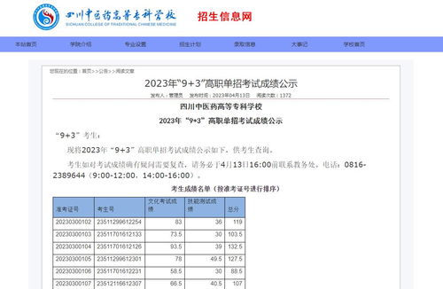 广东单招成绩查询入口2023,2023年单招分数怎么查